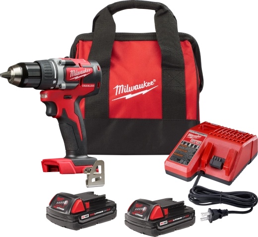 Picture of Milwaukee Electric Tool 2801-22CT Milwaukee Electric Tool M18 Compact Brushless 1/2" Drill Driver Kit